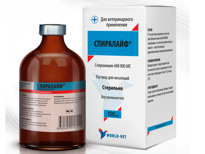 Спиралайф при инфекционных заболеваниях ЖКТ свиней и респираторного тракта